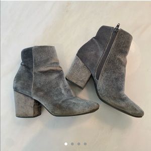 Velvet topshop shoes